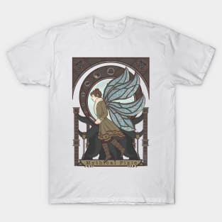 ART NOUVEAU PIXIE MYTHICAL CREATURES T-Shirt